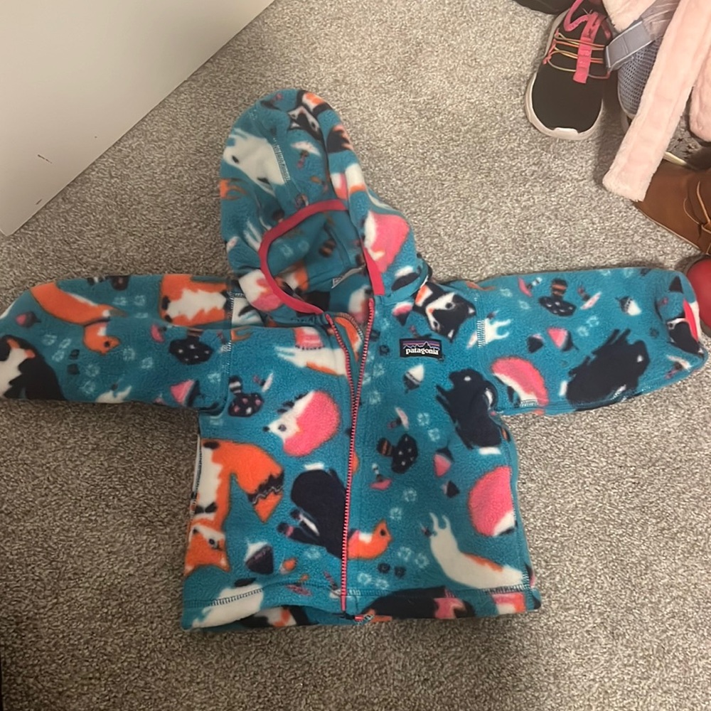 3-6 month Patagonia Fleece Zipup
